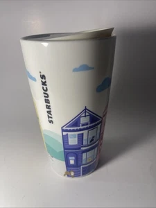 2021 Starbucks San Francisco Painted Ladies 12 oz Keramik Tumbler Becher NEU - Bild 1 von 9