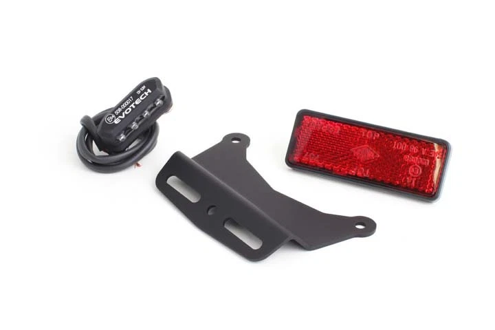 KIT DE LUZ DE LICENÇA + SUPORTE + REFLETOR EVOTECH PARA DUCATI MONSTER 695 - Imagem 1 de 1