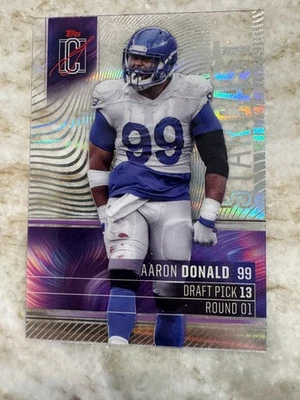 Inserto Aaron Donald 2024 Topps Signature Star Cast #SC16 Los Angeles Rams Foto 1 de 4