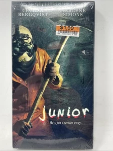 Junior VHS British Horror Slasher Movie New Sealed Bergvist Simons Artisan - Picture 1 of 4