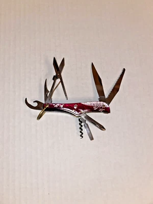 Navaja de Bolsillo Camp Scout Multiherramienta Japonesa De Colección *Rara* Foto 1 de 4