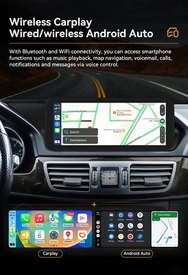 Radio de coche GPS Carplay 32 GB para Mercedes Benz Clase E W212 E300 E350 2015 10,25"" Foto 1 de 4