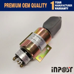 New SA-3838-24 24V Fuel Stop Solenoid For Cummins Engine 2003-24E7U1B1S2A - Picture 1 of 3