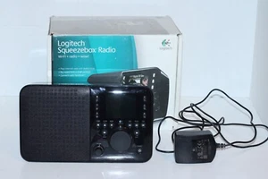 Logitech SqueezeBox Wi-Fi Internet Radio - Negro Caja Abierta Funciona - Imagen 1 de 8