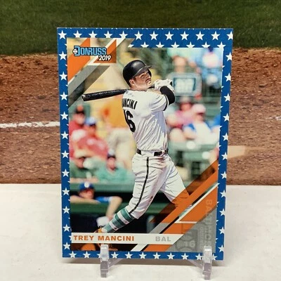 2019 Donruss Independence Day #153 Trey Mancini Baltimore Orioles - Image 1 of 2