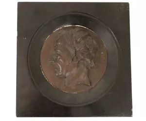 Skulptur Bas-Relief Gips Porträt Profil Baron Desgenettes 19. Jhd. Jahrhundert - Bild 1 von 1