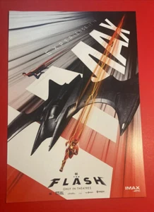 2023 THE FLASH EXCLUSIVE AMC IMAX MOVIE NEW POSTER 13x19” DC BATWING SUPERGIRL - Picture 1 of 5