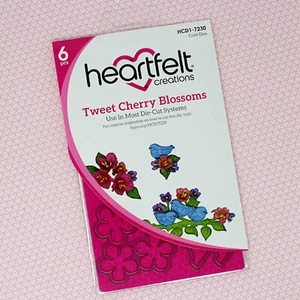 Lot Set Heartfelt Creations Dies+Stamps Cherry Blossom Retreat Collection - Picture 1 of 9