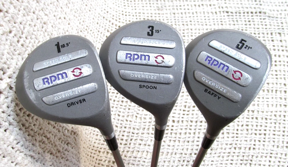 MacGregor RPM Speed Sole OS (1-3-5) 3Pc Wood Set RH~ Ladies Flex Graphite Shaft - Image 1 of 4