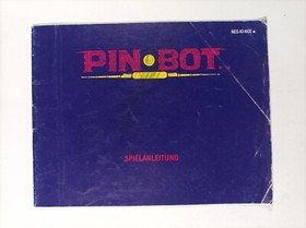 Pin Bot - Nintendo NES nur Spielanleitung Booklet #397