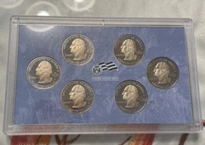 2009 S PP Territorial 6 Coin Quarter Set. S verkleidete Viertel in Proof Zustand - Bild 1 von 2