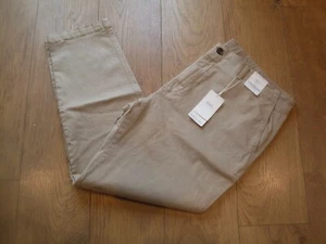 M & S MENS STURDY CARPENTER STYLE CHINO TROUSERS - W44 L31 - STONE - BNWT - Picture 1 of 6