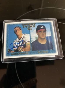1995 Topps Jason Marquis Draft Picks Braves Signed/Autograph Baseball Card COA - Picture 1 of 3