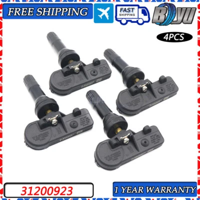 4PCS TPMS 31200923 Tire Pressure Monitor Sensor For Volvo V70 XC70 XC90 S60 S80 - Imagem 1 de 4
