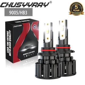 For MITSUBISHI OUTLANDER 2007-2013 9005 HB3 LED Headlight Bulb High Beam 6000K - Picture 1 of 11