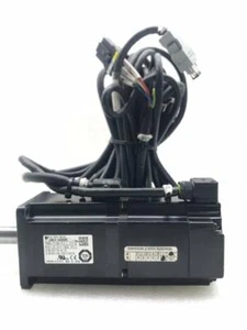 YASKAWA SGMJV-04ADA6C AC SERVOMOTOR 200V 400W 2,7A (JAPAN) (MIT KABEL) - Bild 1 von 8
