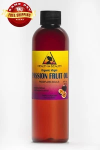 PASSION FRUIT / MARACUJA OIL UNREFINED ORGANIC VIRGIN COLD PRESSED PURE 4 OZ - Picture 1 of 12