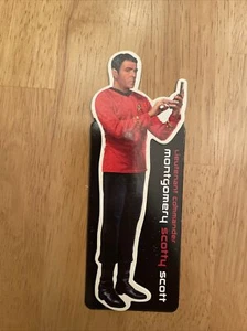 Star Trek Magnetic Bookmark Scotty Original Series STOS Montgomery Scott OOP - Picture 1 of 13