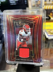 2020 Panini Select Red Prizm Clyde Edwards-Helaire Rookie Patch Card RS-CEH🔥 - Picture 1 of 6