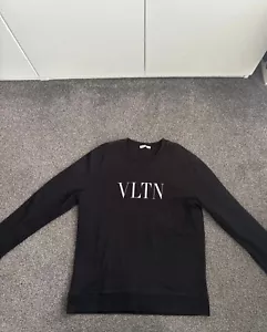 Valentino Black Sweatshirt Size Large - Picture 1 of 4