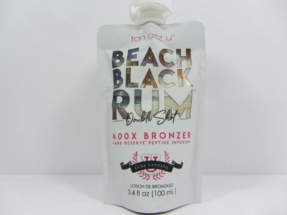 BEACH BLACK RUM ADVANCED 400X BRONZER 3.4 OZ  TANNING LOTION - Image 1 of 1