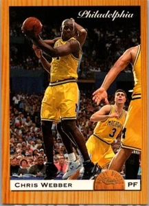 1993-94 Classic Draft Picks Day /19930 Chris Webber (Philadelphia) Rookie RC HOF - Picture 1 of 2