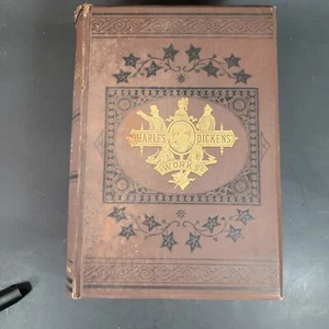 Antique Book 1880 Works of Charles Dickens Classics Volume I Stories Collier's - Picture 1 of 10