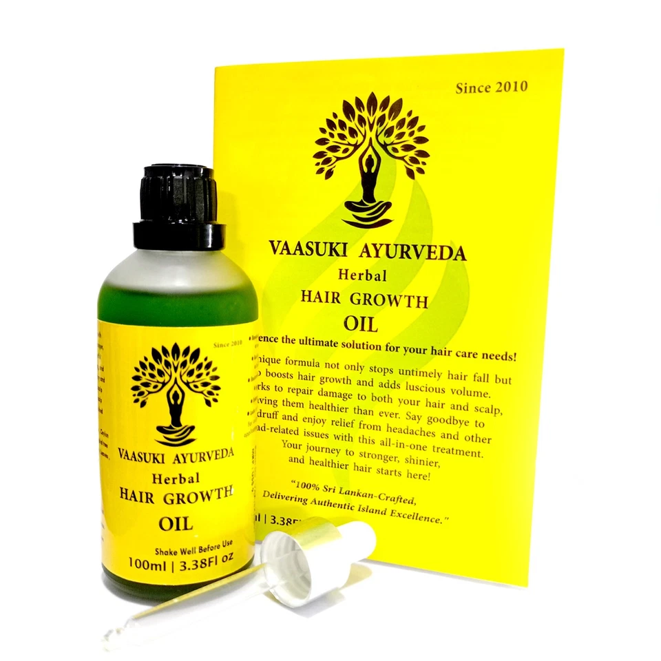 Premium Ayurveda Hair Oil 100ml - Herbal Remedy for Hair Loss & Growth - Image 1 of 4