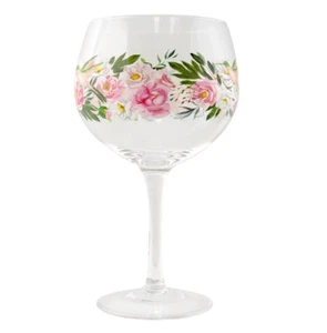 PINK and GREEN WINE GLASS Glasses Balloon Bridal Baby Shower Easter Flowers Gift - Picture 1 of 3