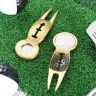 Portable Golf Divot Repair Tool Ball Marker Quality Metal Pitchmark Accessories