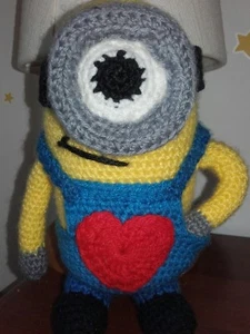MINION uncinetto pupazzo amigurumi cattivissimo me 22 cm giocatolo bambini regal - Foto 1 di 3