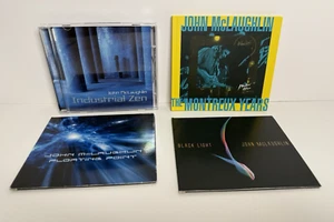 John McLaughlin CD Lot 4 Black Light, Industrial Zen, Floating Point & Montreux - Imagen 1 de 9