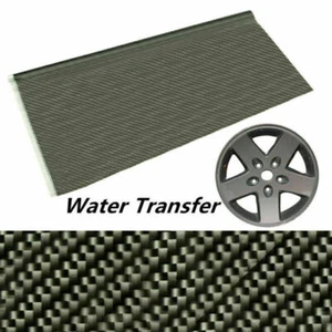 100X50cm Black Carbon Fiber Water Transfer Dipping Hydrographics Hydro Film - Picture 1 of 6