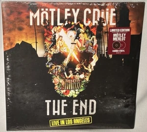 LP MOTLEY CRUE The End Live In LA (2LPs MERLOT Vinyl, 2021) NEW MINT SEALED - Picture 1 of 2