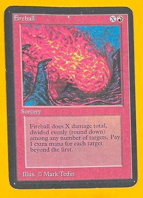 MTG FIREBALL Alpha (OldManMTG 008-140) - Image 1 of 4
