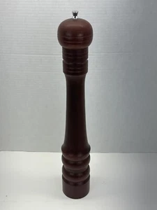 Mr. Dudley Vintage Wooden Pepper Mill Grinder ~18” Tall - Picture 1 of 7