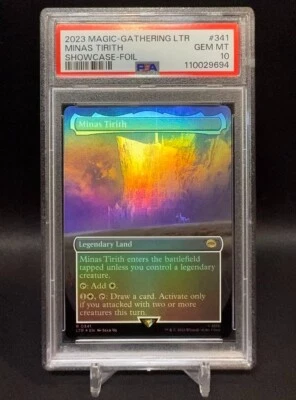 🌈 PSA 10 - Minas Tirith - Borderless FOIL - MTG #341 Lord of the Rings LOTR 🌈 - Image 1 of 2