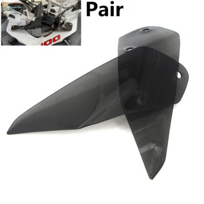 2 piezas deflectores de viento de parabrisas para BMW R1200GS R1200 ADV Adventure 2014-2019 Foto 1 de 4