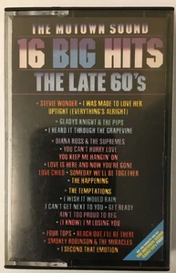 MOTOWN SOUND ~ Late 60's ~ 16 BIG HITS V. RARE 1982 UK cassette ~PLAYTESTED~~Ex! - Picture 1 of 8