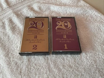 The Motown 20th Anniversary Album Vol 1 & 2 - Cassette Album Tapes X 2 Free P&P - Image 1 of 4