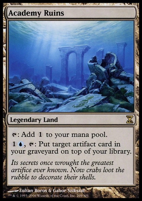 MTG Academy Ruins, Heavy Play, English Time Spiral - Image 1 of 1