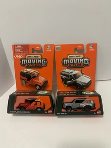 MATCHBOX - 2025 Moving Parts  - GRAY 2024 LEXUS GX & 2016 Jeep Rubicon - Picture 1 of 3