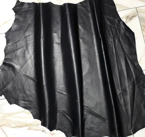LEDER TIP 39989-LD, Lederreste, 1 Lederhaut 0,5mm, anthrazitschwarz nappa - Bild 1 von 2