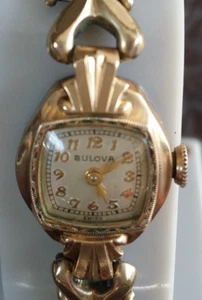 Vintage Bulova Damen Armbanduhr zum Aufziehen - Bild 1 von 11