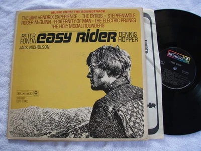 ~~EASY RIDER~~SOUNDTRTACK LP~~JIMI  HENDRIX~~THE BYRDS~~STEPPENWOLF~~VG+ / VG+ - Image 1 of 3