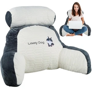 Coussin de Lecture pour Lit Oreiller de Lecture pour Lit Confortable Dossier ... - Afbeelding 1 van 7