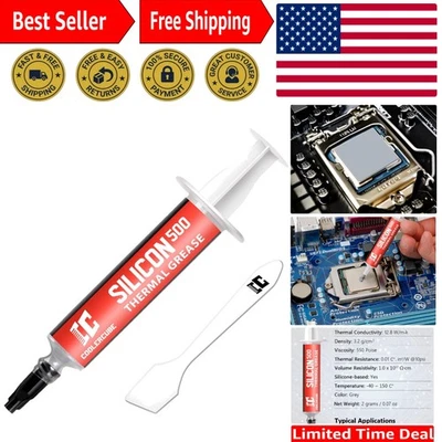 2g Non-Conductive Thermal Paste - Long Lasting Heat Transfer for All Coolers - Image 1 of 4