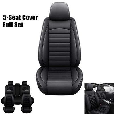 For Honda CR-V Insight Car 5-Seat Full Set Covers Faux Leather Cushion Protector - Изображение 1 из 4