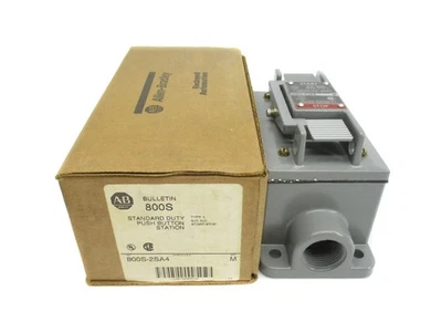 ALLEN BRADLEY 800S-2SA4 SER. M 600VAC (BR/WH) NSMP - Image 1 of 4