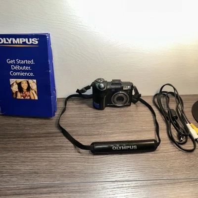 Olympus SP Series SP-350 8.0MP Digital Camera - Black With Manual - Image 1 of 4